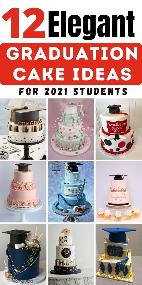 Here, I have shared some of my favorites graduation cake idea for girls and boys, and also for the graduation party. I hope will love these cake ideas. Masters Graduation Cake Ideas, 2024 Graduation Cake Ideas, Graduation Tiered Cake, 3 Tier Graduation Cake Ideas, Tiered Graduation Cakes, College Graduation Cake Ideas For Women, Birthday And Graduation Cake Combo, 2 Tiered Graduation Cakes, Boys Graduation Cakes For High School