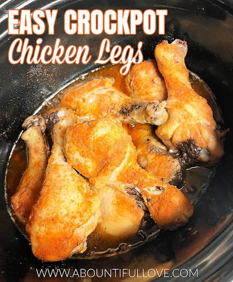 Chicken Leg Quarter Crockpot Recipes, Chicken Legs In The Crock Pot Easy, Chicken Legs In Crockpot Easy, Crock Pot Chicken Legs Recipes, Frozen Chicken Legs Crockpot, Chicken Quarter Recipes Crockpot, Crockpot Drumsticks Easy, Chicken Legs In Crockpot, Crockpot Chicken Legs Slow Cooker