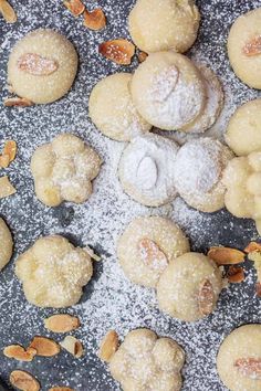 Melt-in-Mouth Butter Cookies (Egyptian Ghorayebah) | The Mediterranean Dish Egyptian Cookies, Egyptian Desserts, Greek Easter Bread, Butter Cookie Recipe Easy, Hazelnut Cookies, The Mediterranean Dish, Egyptian Food, Easter Bread, Butter Cookies Recipe