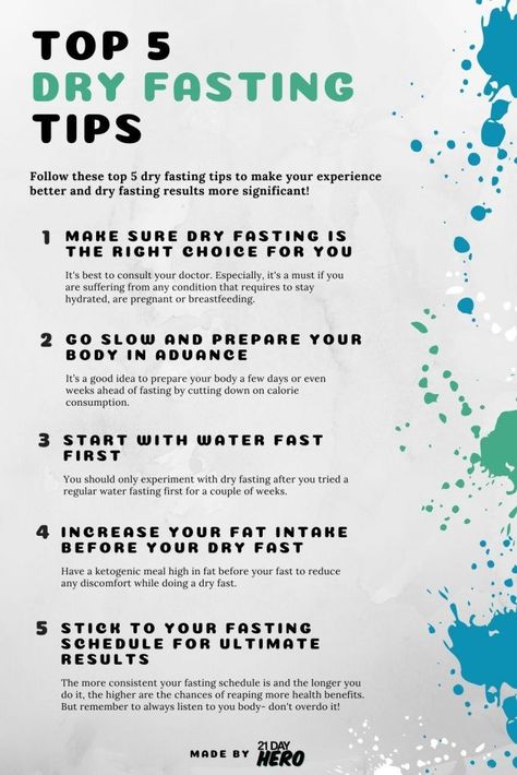 How to do dry fasting to get all the benefits of this type of fast. Read our complete guide to dry fasting: How to start dry fasting and what are the benefits Three Day Fast Benefits, Dry Fasting Benefits, Dry Fasting Before And After, How To Fast, Prolonged Fasting, Pituitary Tumor, Snake Juice, Dry Fasting, Ayurvedic Food