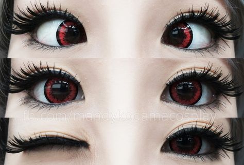 Circle Lenses -  Uniqso  / Lipstick -  Lasplash  / Choker -  SpreePicky    Hello, how are you? ^-^   Oii, como vocês estão? ^-^     I r... Feature Wardrobe, Red Contacts Lenses, Colored Eye Contacts, Hello How Are You, Eye Contacts, Eye Contact Lenses, Cosplay Contacts, Kawaii Makeup, Circle Lenses