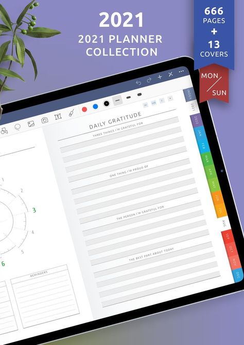 Organize everything easily with digital Daily Planner template. Enjoy the collection of the best digital planners and notebooks that are compatible with your iPad or Android tablet and provide exceptional experience when it comes to planning and note-taking. It comes use with Notability, Goodnotes, Noteshelf and Xodo for your iPad. #daily #planner #best #day #template Goodnotes Budget Template Free, Goodnotes Budget Template, Budget Template Free, Gratitude Diary, Free Daily Planner, Ultimate Planner, Life Cover, Best Ipad, Daily Planner Pages