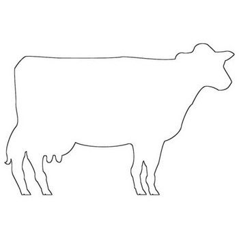 12 Cow Coloring Pages & Outlines – Best Cute Cow Scenes Outline Of Cow, Cow Cutout Template, Farm Animals Outline, Cow Outline Printable, Free Cow Printables, Cow Template Free Printable, Cow Line Drawing, Cow Template, Cow Mural