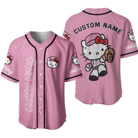 Christmas Hello Kitty Jersey Women's L sold by Dmitrij Fula | SKU 88686219 | Printerval Hello Kitty Baseball, Christmas Hello Kitty, Sanrio Fashion, Baseball Jersey Men, Kitty Clothes, Hello Kitty Clothes, Baseball Jersey Shirt, Baseball Women, Cute Kitty