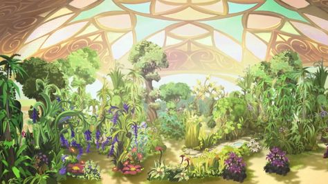 Magical Greenhouse Magic Classes, Magical Plants, Plant Monster, Magical Room, Las Winx, Secret Location, Good Cartoons, Growing Flowers, Winx Club