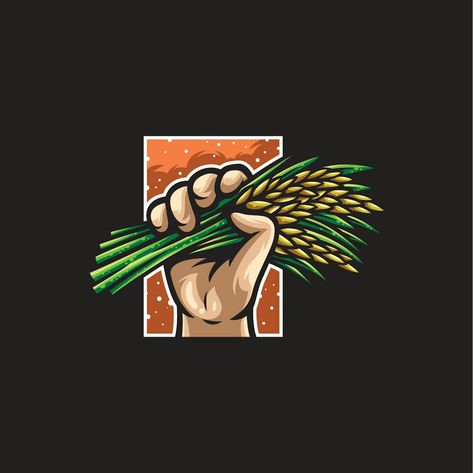 Agriculture Logo Design Illustration, Logos ft. agriculture & symbol - Envato Elements Agriculture Poster Design Ideas, Agriculture Logo Design Ideas, Agriculture Template, Agriculture Logo Design, Agriculture Design, Farm Logo Design, Logo Design Illustration, Agriculture Logo, Handmade Logo