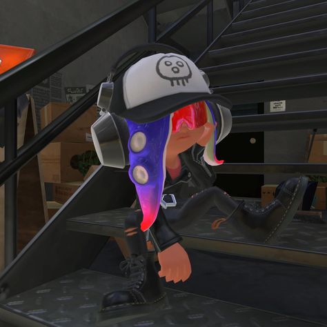 Splatoon 3 Acht Hairstyle/Accessories - Source: Gamebanana - #splatoon #splatoon3 #inkling #splatsville #octoling #octolingboy #acht #スプラトゥーン3 #スプラトゥーン Splatoon Octoling Hairstyles, Octoling Hairstyles, Splatoon Hairstyles, Splatoon Clothes, Hairstyle Accessories, Splatoon 3, Splatoon, Hairstyles, Quick Saves