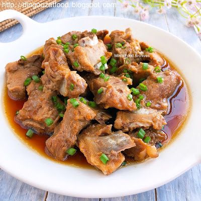 Miki's Food Archives : Steamed Hoisin Sauce Pork Ribs 海鲜酱蒸排骨 Steam Pork Ribs Recipe, Steamed Food, Chinese Pork, Pork Spare Ribs, Asian Pork, Working Parents, Chinese Recipe, Pork Rib Recipes, Viet Food