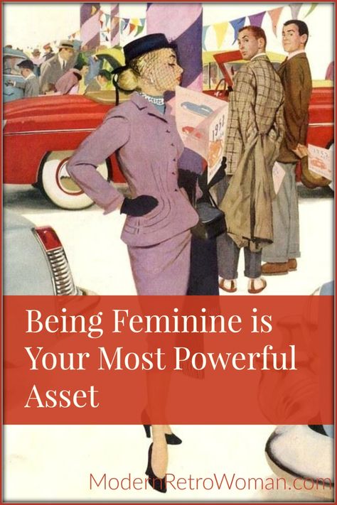 Being feminine is your most powerful asset. Unfortunately, too many women don't understand how to draw power from their femininity. This post shows you how! via @drjulieann How To Be Mysterious, Being Feminine, Traditional Femininity, Femininity Tips, Blog Image, Etiquette And Manners, She's A Lady, Act Like A Lady, Finishing School