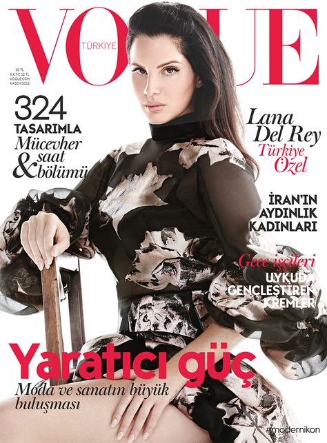 Lana Del Rey by Liz Collins Vogue Turkey November 2015 Johnny Depp News, Vogue Magazine Covers, Fashion Magazine Cover, Vogue Covers, Vogue Uk, Vogue Australia, Lana Del Ray, Vogue Magazine, Johnny Depp