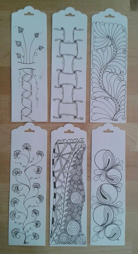 Zentangle Bookmarks, Abstract Art Projects, Zentangle Artwork, Zen Tangle, Tangle Doodle, Zen Doodle Art, Graph Paper Art, Tangle Art, Tangle Patterns