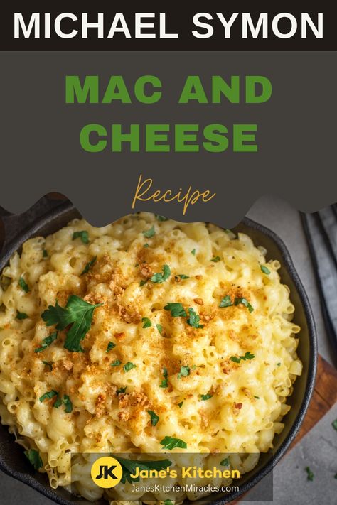 Mac and cheese with breadcrumbs Michael Symon Recipes, Cheese At Home, Michael Symon, Restaurant Dishes, Pineapple Slices, Walnut Salad, Mac And Cheese Recipe, Grilled Pineapple, Pickled Vegetables