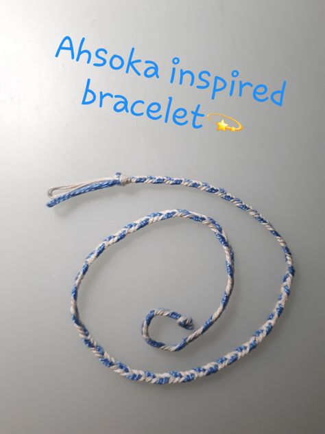 I love Ahsoka, so I made a bracelet, that reminds me of her. Inspired Bracelets, A Bracelet, Clone Wars, Star Wars, I Love, Bracelet, Stars