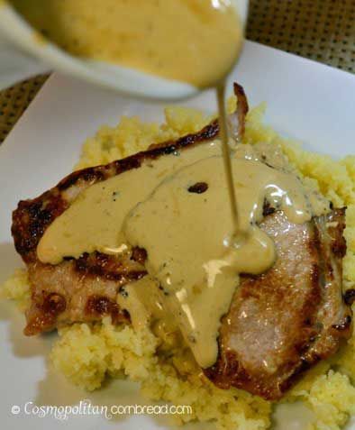 Pan Seared Pork Cutlets with a delicious Mustard Cream Gravy. Get this impressive, yet simple recipe from Cosmopolitan Cornbread Pork Cutlet Recipes, Pork Sirloin, Cream Gravy, Paleo Pork, Pork Recipes Easy, Cutlets Recipes, Quick Dishes, Best Dinner, Pork Cutlets