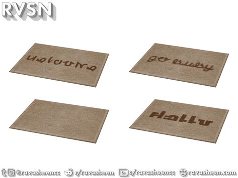 Sims 4 House Building, Free Sims 4, Front Door Mat, Wall Flag, Sims Four, Sims 4 Cc Furniture, Sims 4 Collections, Front Door Mats, Sims 4 Build