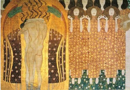 Beethoven Frieze Klimt, Gustav Klimt Beethoven Frieze, Beethoven Frieze, Devin Art, Gustav Klimt Art, Klimt Art, The Golden Boy, Mac Wallpaper, Painter Artist