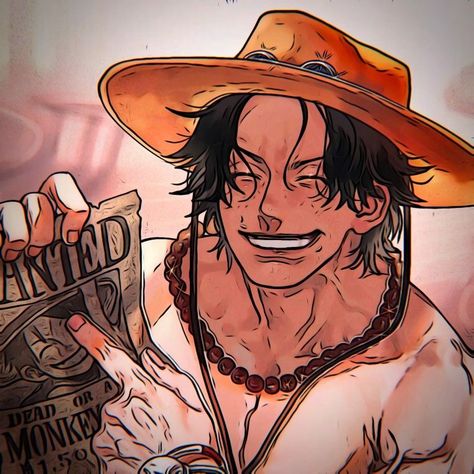 Cute One Piece Icons, Ace Icons One Piece, One Piece Art Style, Ace One Piece Icon, Ace Pfp, On Twitter Icon, Ace One Piece, Portgas D Ace, One Piece Ace