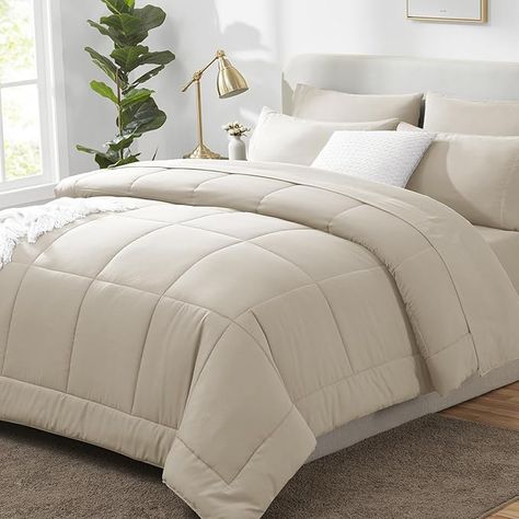 About this item #ad
As an Amazon Associate I earn from qualifying purchases
PERFECT FOR ALL SEASONS: Full size comforter sets made with premium microfiber filling and a quilted design for extra softness, volume, and durability—the full comforter set offers just the right amount of warmth for all season comfort.
ELABORATE DESIGN: This full bedding set includes a fitted sheet with a pocket for mattresses up to 14" deep, ... Beige Bedding, Full Size Comforter Sets, Full Bedding, King Size Comforter, Beige Comforter, Full Size Comforter, Full Comforter Sets, Cama Queen Size, Queen Size Comforter Sets