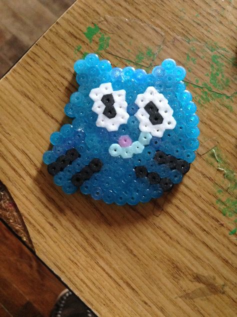 Gumball from The Amazing World of Gumball. #gumball #perler #hama Amazing World Of Gumball Perler Beads, Gumball Perler Beads, Amazing World Of Gumball Gumball, Perler Beads Ideas, Amazing World Of Gumball, Beads Ideas, Gumball Machine, World Of Gumball, The Amazing World Of Gumball