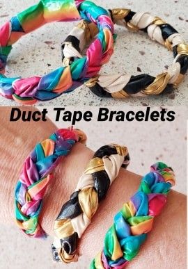 Duct Tape Art Projects, Duct Tape Keychain Diy, Diy Duct Tape Crafts, Duck Tape Flowers, Easy Duct Tape Crafts, Duct Tape Craft, Duct Tape Crafts For Kids, Duct Tape Bookmarks, Duct Tape Jewelry