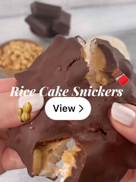 Lemon8 · Rice Cake Snickers  · @Only_Sierra Rice Cakes, Weight Watchers Meals, Rice, Cake