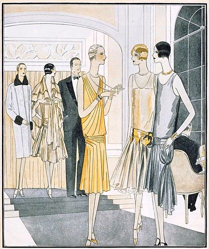 1920s Fashion Illustration, 1927 Fashion, 20s Art, Ladies Home Journal, Home Journal, 20s Fashion, Flapper Style, Women Magazines, Vestidos Vintage