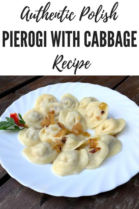 Looking for pierogi with cabbage recipe? Check out this easy recipe for fresh cabbage pierogi + tips for serving and making. Cabbage Pierogi Recipe, Sauerkraut Pierogi Recipe, Recipes Using Egg Roll Wrappers, Pierogies Homemade, Polish Pierogi, Pierogi Recipe, Cabbage Recipe, Cooked Cabbage, Ukrainian Recipes