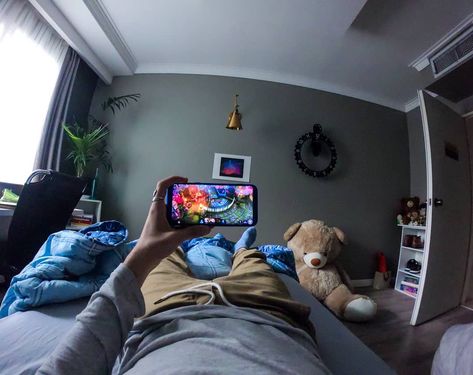 This is how I spend most of my evenings #POV #vainglory #bedroom #boy Pov Camera, Bedroom Boy, Bedroom, Quick Saves, Instagram