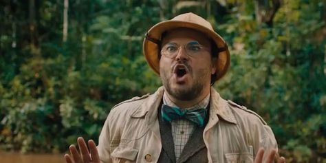 Jack Black Is Responsible For Jumanjis Welcome To The Jungle Title Jack Black Movies, Wap Dance, Jumanji 2, Jumanji Movie, The Last Man On Earth, Documentary Now, Tenacious D, Howard The Duck, Romantic Comedy Movies