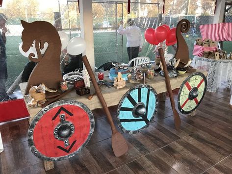 Viking Themed Halloween Party, Viking Party Decorations, Viking Baby Shower Ideas, Viking Halloween, Viking Birthday, Viking Halloween Costume, Vikings Halloween, Viking Party, Viking Baby