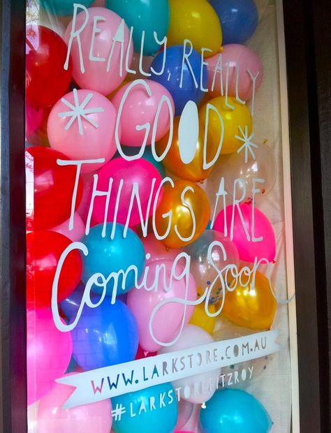 coming soon window display ... whilst we're working on it instead of whitewashing the glass Window Display Ideas, Store Window Displays, Retail Windows, Shop Windows, Store Windows, Boutique Ideas, Store Window, Showroom Design, Window Ideas