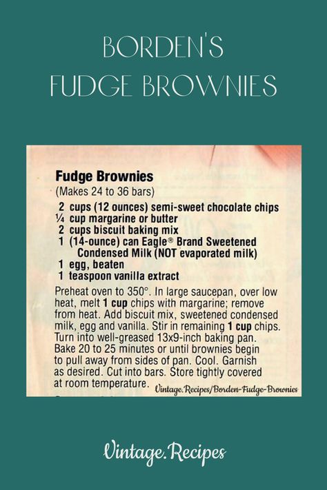 Eagle Brand Recipes Condensed Milk, Sweetened Condensed Milk Fudge, Eagle Brand Recipes, Brownie Desserts Recipes, Eagle Brand Milk, Fudge Brownie Recipe, Pumpkin Roll Cake, School Recipes, Buttermilk Recipes