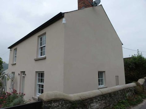 Lime Plaster Exterior, Lime Render Exterior, External Windows, Lime Render, Coloured Render, Cement Render, Exterior House Siding, Lime Plaster, Farmhouse Renovation