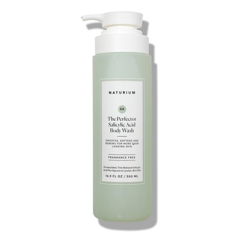 NATURIUM The Perfector Salicylic Acid Body Wash | Space NK Body Wash Naturium, Naturium Salicylic Acid Body Wash, Salicylic Body Wash, Naturium Body Washes, Salicylic Acid Body Wash, Get Rid Of Body Acne, Product Wishlist, Exfoliating Body Wash, Body Hygiene