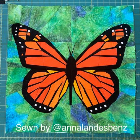 Monarch Butterfly Quilt, Outlet Ideas, Quilt Animals, Butterfly Quilt Pattern, Boys Quilt Patterns, Paper Pieced Quilt Patterns, Farm Quilt, Foundation Paper Piecing Patterns, Pieced Quilts