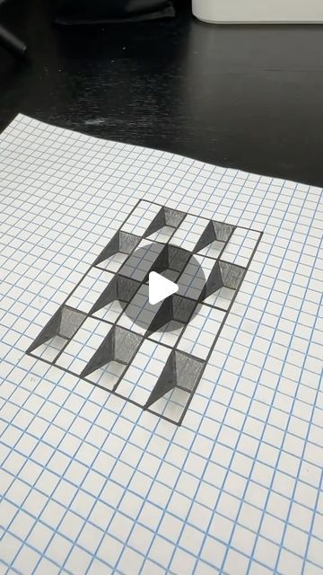 Gabriel Ciupek on Instagram: "Optical Illusion 3-D Art - Easy step by step instructions
-
Check out my YouTube channel and TikTok for more awesome projects ! 

-
www.pokegemz.com
-
#3dart #3dartist #3dartwork #3DArts #3dartists #3dartistitalia #3dartmuseum #3Dartcake #3DArtGallery #3dartis #3dartistery #3DArtistImpressions #3Dartlatte #3dartnails #3dartst #arttrick #trickart #opticalillusion #geometricart #pokegemzart #pokegemz #pokegemz1 #art #tiktokart #instagramart #3D" Optical Illusions Art Drawing Step By Step, Easy 3d Drawings Step By Step, Optical Illusions Art Step By Step, Illusion Sketch, 3d Drawings Easy, 3d Art Museum, 3 D Art, 3d Art Gallery, Optical Illusion Drawing