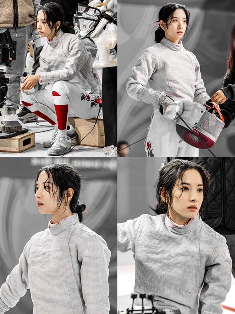 2521 Fencing, Fencing Women, Fencing Aesthetic, Women's Fencing, Fencing Club, Fencing Sport, New Korean Drama, American High School, Sports Aesthetic