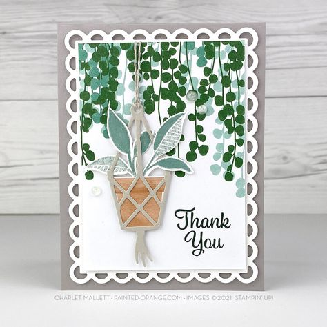 Global Design Project - GDP295 — Painted Orange Succulent Cards, Bloom Where Youre Planted, Card Making Templates, Global Design Project, Bloom Where You Are Planted, Stampin Up Christmas Cards, Stampin Up Catalog, Stampin Up Christmas, Card Making Tutorials