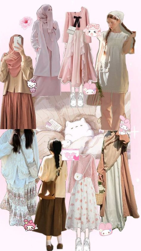 inspo for outfits! (˶˃ ᵕ ˂˶) .ᐟ.ᐟ Shoujo Girl, Hijabi Aesthetic, Hijabi Outfits, Hijabi Girl, Dress To Impress, Outfit Inspo