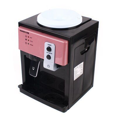 Our water dispenser is small in size and occupies a small office and living space. One key start, power indicator light can check the working state. Versatile base, suitable for various types of drinking buckets, removable base, easy to clean. Humanized design, push cup water, easy to use. Color: Rose Gold | BESTBUY Table Top Water Dispenser Countertop Home Office Hot & Cold Water Dispenser Rose Gold in Yellow, Size 14.7 H x 9.44 W x 10.6 D in | Wayfair Countertop Water Dispenser, Drink Bucket, Drinks Machine, Water Dispensers, Drinking Fountain, Water Coolers, Small Office, Water Dispenser, Water Cooler