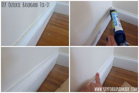 Easy Home Improvement Projects, Easy Home Improvement, Home Fix, Up House, Diy Home Repair, Home Repairs, Diy Home Improvement, Baseboards, Home Maintenance