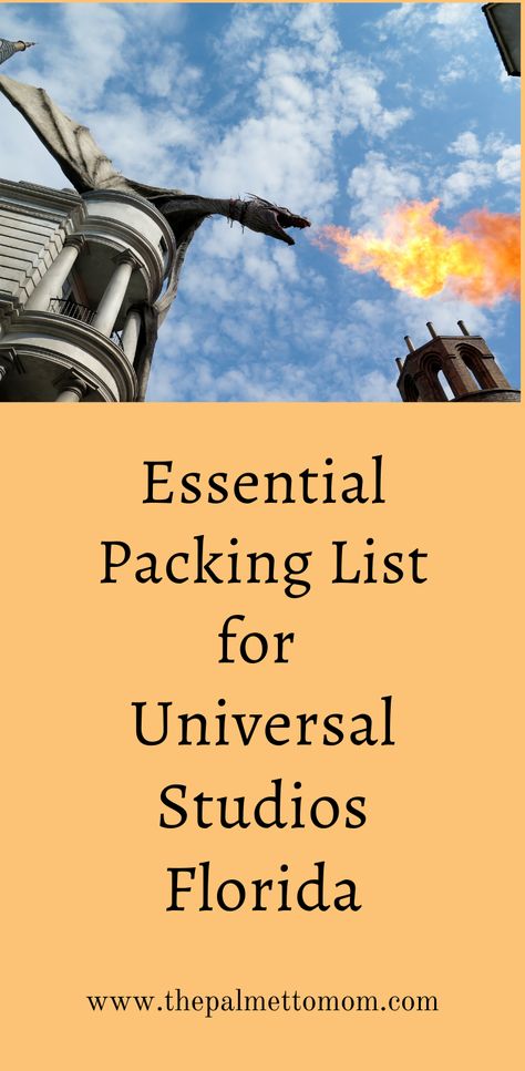 Heading to Universal in Orlando soon? Check out this list of great packing suggestions before you go! Travel Capsule Wardrobe Universal Packing List, Packing List Universal Orlando, What To Take To Universal Studios, Universal Orlando Packing List, Universal Studios Orlando Packing List, Universal Packing List, What To Pack For Universal Orlando, Universal Studios Packing List, Orlando Packing List