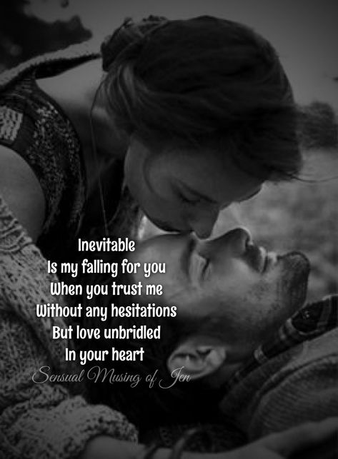 Jen on Twitter: "Inevitable Is my falling for you When you trust me Without any hesitations But love unbridled In your heart #poetry #love��… https://t.co/jOTQkYvemg" Love Aesthetic Quotes, Heart Poetry, Romantic Quotes For Her, Words Beautiful, Soul Love Quotes, Intense Love, Beautiful Angels Pictures, Love Is Everything, Soulmate Quotes