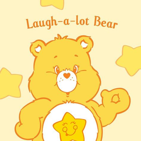 Yellow Care Bear, Rugrats Cartoon, Autumn Leaves Wallpaper, Care Bears Vintage, Planner Themes, Bujo Doodles, Care Bears Cousins, Bear Costume, 80s Cartoon