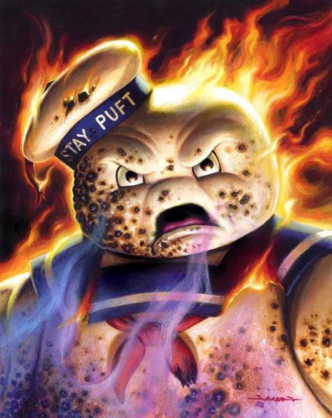 Stay Puft Jason Edmiston, Stay Puff, Marshmallow Man, Stay Puft, Art