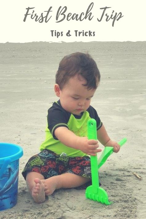 First Beach Trip | hotandsourblog.com #beachtrip #toddler #baby Beach With One Year Old, Beach With A Baby, Beach Trip Tips, Beach Vacation Packing, Toddler Beach, Family Beach Trip, Packing Ideas, Going To The Beach, Sweet Summertime