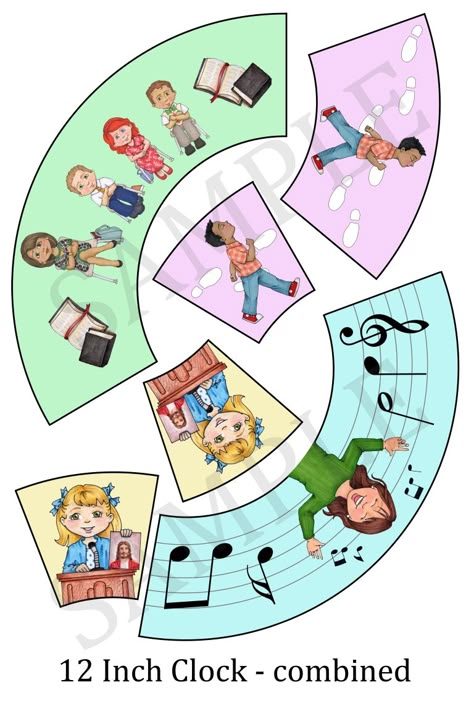 Primary 2023, Lds Singing Time, Lds Nursery, Time Organization, Clock Printable, Time Clipart, Primary Presidency, Singing Time Ideas, Primary Chorister