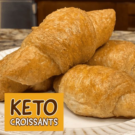 Keto Fast, Postre Keto, Croissant Recipe, Recetas Keto, Bread Mix, Keto Recipes Dinner, Favorite Comfort Food, Baking Mix, Net Carbs