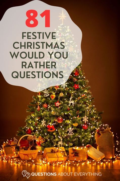 Christmas would you rather questions Conversation Games, Rather Questions, Would You Rather Questions, Would You Rather, Fun Christmas, Christmas Movies, Have Some Fun, Festive Christmas, Christmas Fun