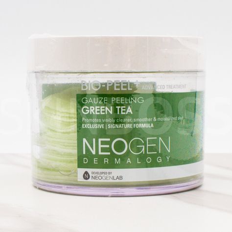 NEOGEN Bio-Peel Gauze Peeling Green Tea Green Tea Skin, Exfoliating Pads, Green Tea Face, Peel Pads, Tartaric Acid, Green Tea Benefits, Dry Face, Improve Skin Texture, Love Makeup